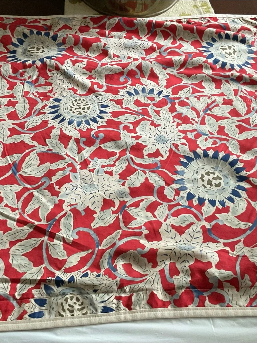 Ralph Lauren RLL Cote D’Azur Euro Sham Sunflower Red Blue